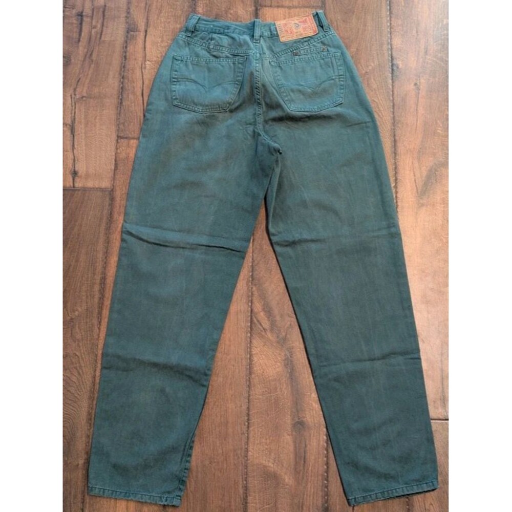 Diesel 5355 Patrol Relaxed Fit Tapered Leg Jeans Men's Sz 32 Green Made In Italy - Picture 10 of 12